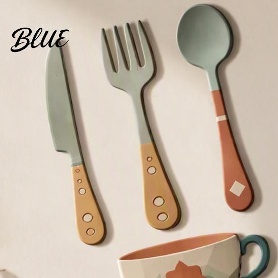 Decorative Wall Stickers for Home 7Pcs 2D Flat Kitchen Wooden Decor, Retro Teapot Tableware Themed Modern Murals Art, Self‑Adhesive Plaques