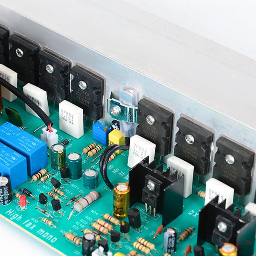 Professional High Power Amplifier Board 800W Mono Dual AC24-45V 2SA1943 2SC5200 Finished Right Left Audio Amp Board