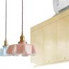 Wabi-Sabi French Retro Cream Glass Chandelier for Aisle, Entrance, Bedside, Bar, Island, Dining Room
