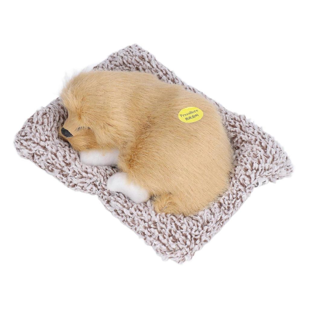 Realistic Sleeping Dog Realistic Sleeping Puppy Children Toys Decorations Gifts for Boys GirlsLabrador