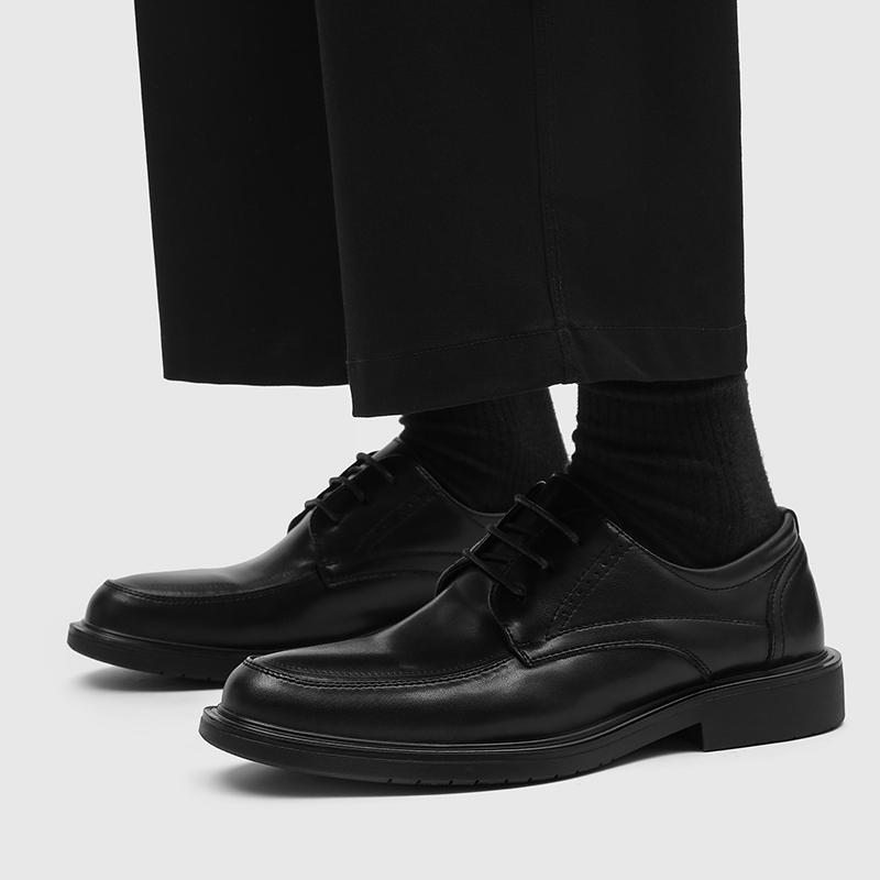 Fashion New Men Classic Oxfords Shoes All-match Men Business Shoes Leather Fashion Casual Shoes Wedding Vintage Men Leather Footwear