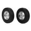 2Pcs RC Car Wheels Rubber Tires 84mm CNC Metal Wheel Rims Hubs Set for Tamiya 1/14 RC Car Truck