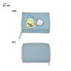 Snoopy Wallet with Bill and Coin Exterior for and Cute Character Blue Tri-fold Compartment, Divider, Women, Commuting, School, Travel, Adults,