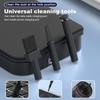 ABS & Leather Hand Wrist Rest With 22 In 1 Cleaning Kit Mechanical Keyboards Palm Pad for Comfortable Typing and Playing