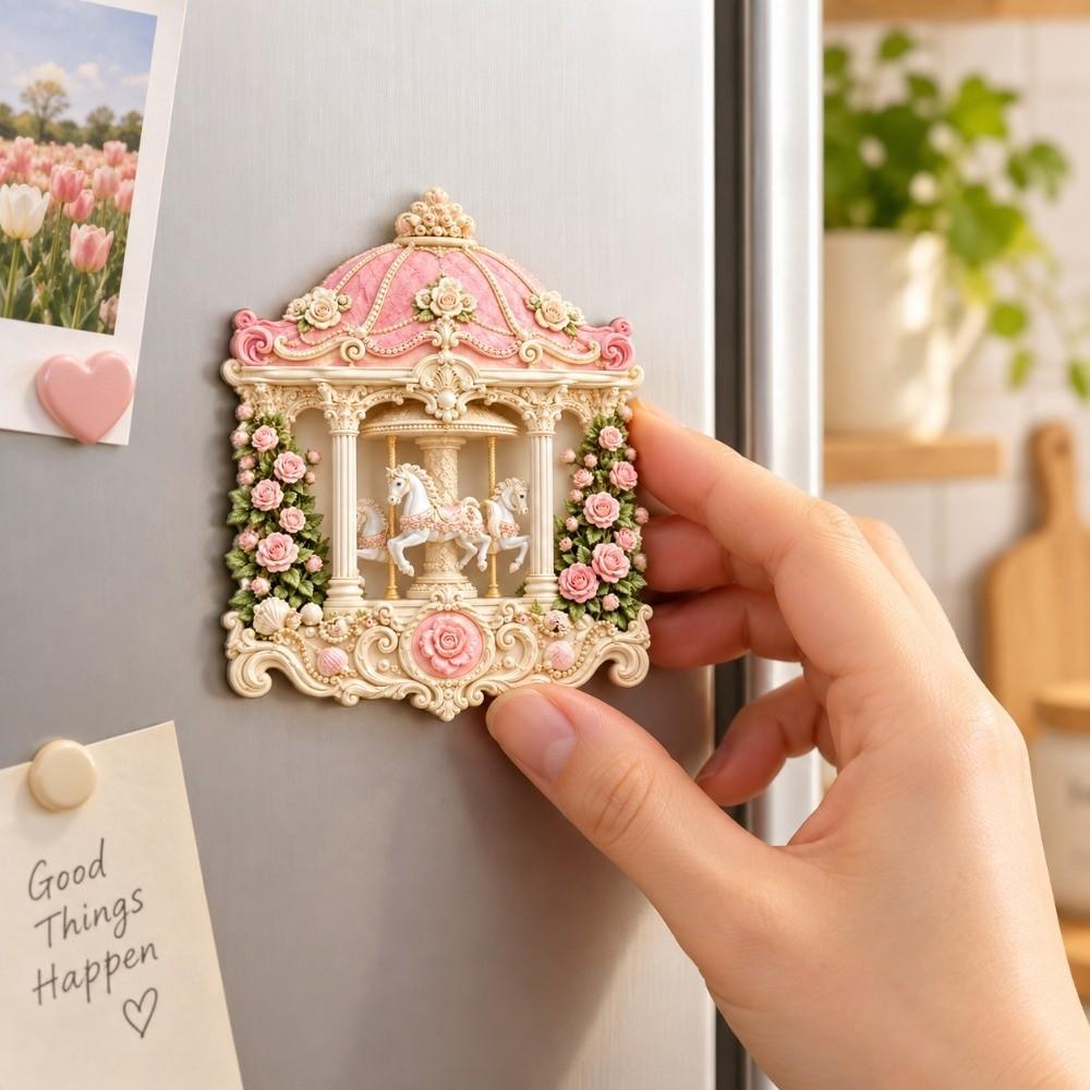 3D Relief Fridge Magnet Cartoon Pattern Decorative Fridge Magnet Refrigerator Magnet  Home Decor