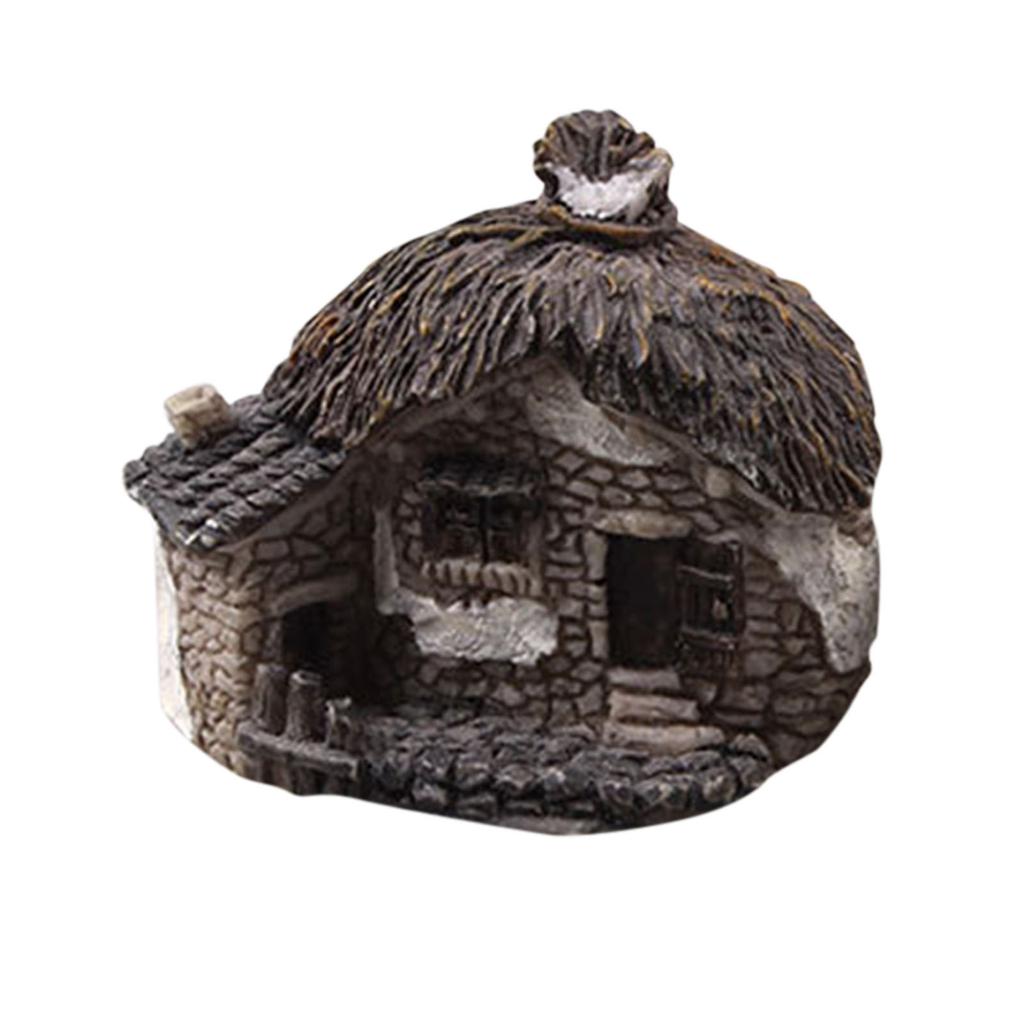 Gardening Creative Micro  Small House Villa Resin Decoration
