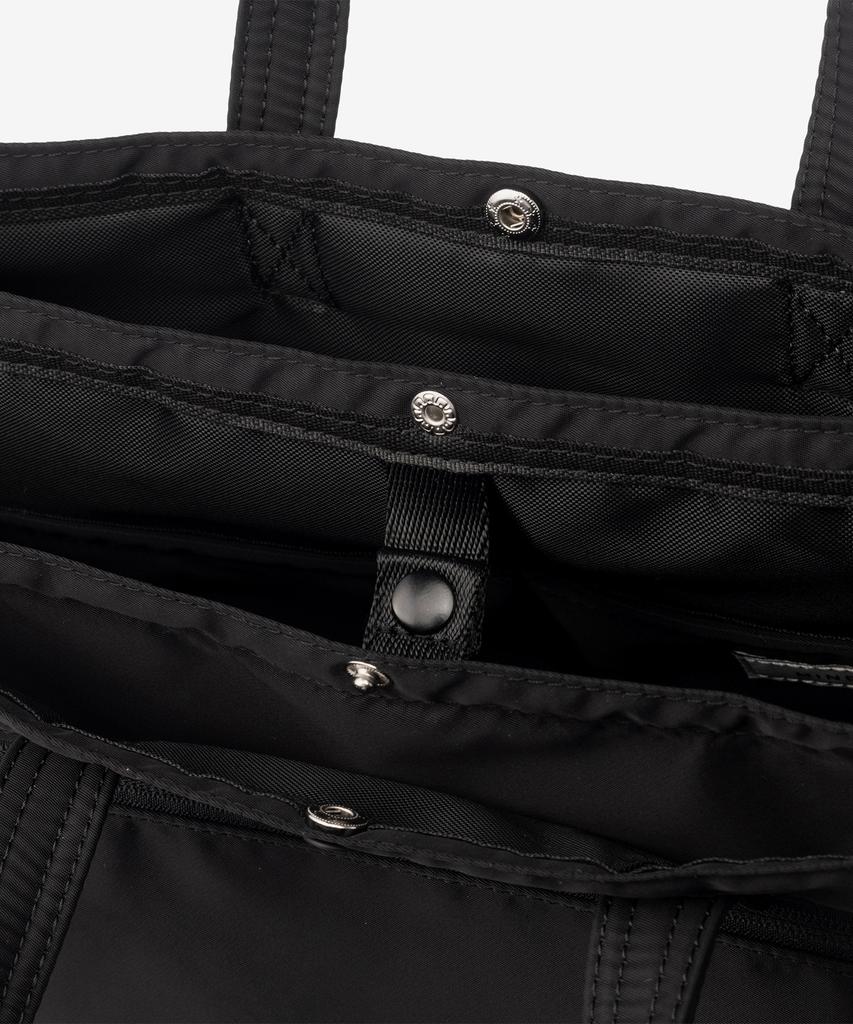 Mindbridge [Can Be Worn As A Crossbody Bag] Black Nylon Briefcase