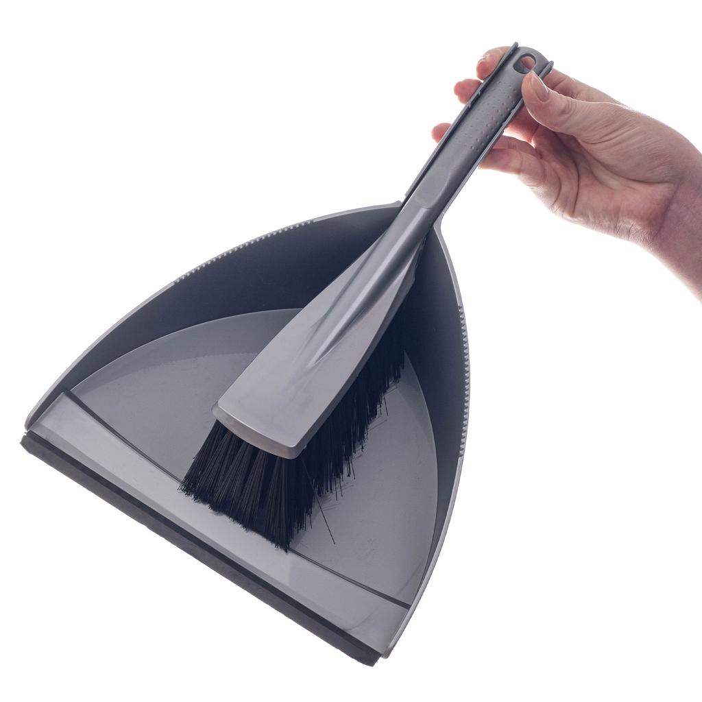 KADAX Broom Dustpan 33cm Grey
