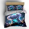 Dreamy Glow Koala On Tree Duvet Cover Set With 3D Printing Design Soft Polyester Bedding Set All-Season Comfort Machine Washable