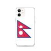 Phone Case – Flag of Nepal – Compatible iPhone 12 – Soft Case – Resistant and Shockproof - Silicone - Pixelforma