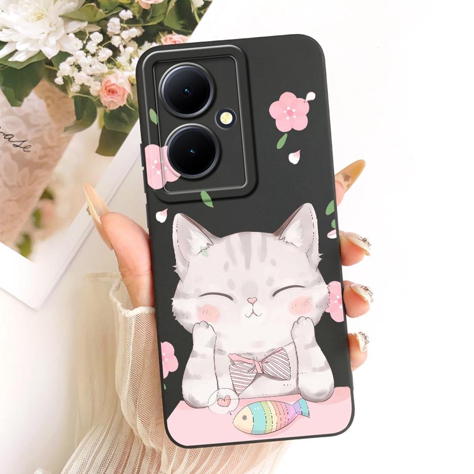 For Vivo V29 Lite Case V2244 Cute Rabbit Cartoon Cover Soft TPU Phone Case For Vivo Y78 Plus VivoY78 + 5G V2271A Back Cover Bags