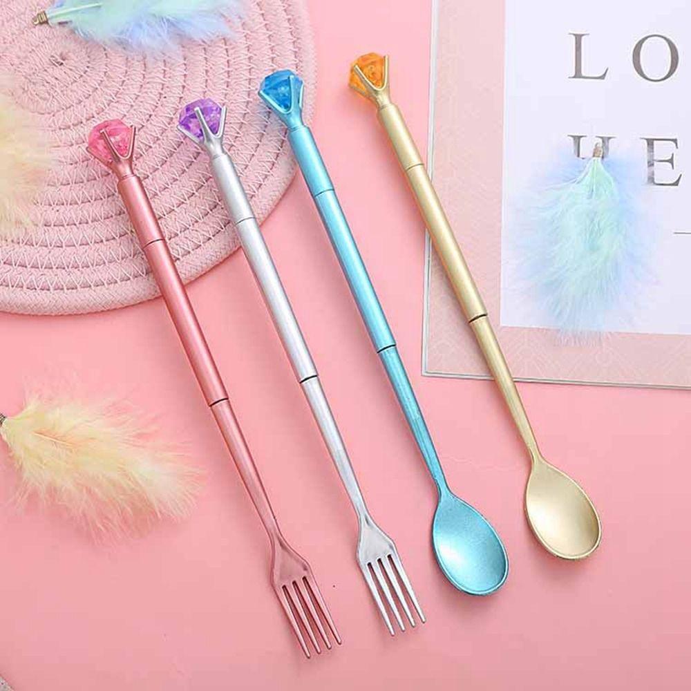 

Ручка для письма 0,5 мм Ручки Ложка Вилка Нейтральная ручка Ручка для подписи Шариковая ручка Посуда Форма Ручки Гелевые ручки