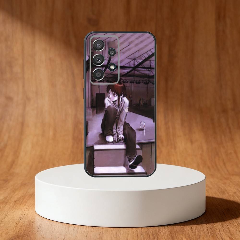 

S-Serial Experiments L-Lain Phone Case For Samsung S25,S24,S21,S22,S23,S30,Ultra,S20,Plus,Fe,Note,10,9,5G Black Cover Samsung S23ULTRA5G