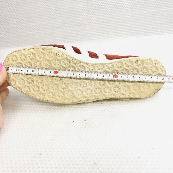 adidas Originals GAZELLE leather sneakers 27.5 red brown(USED)