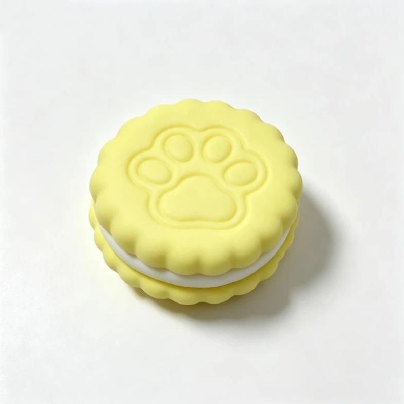 Cat Paw Biscuit Stress Relief Toy 1Pcs Soft Slow Rebound Realistic Fidget Toy for Kids Classroom Reward Gift