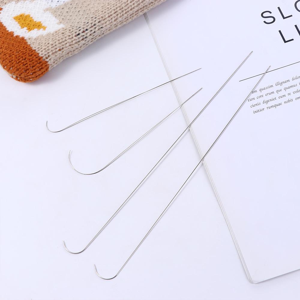 Making Stainless Steel Sewing Tools Thin Bead Needles Curved Beading Needles DIY Accessories
