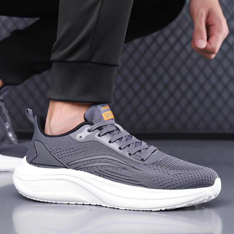 Spring Men'S Mesh Breathable Lightweight Casual Sports Shoes Men'S Walking Shoes Daily Work Wear Simple And Fashionable