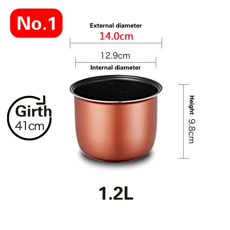 1.2L-4L мини бытовая электрическая рисоварка автомобильная рисоварка приготовление пищи электрическая рисоварка вкладыш универсальные аксессуары