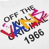 Vans Colorful Letter Print American Vintage Long Sleeve T-Shirt Unisex Tops White VN0A5H9MWHT