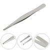 Special 1 Pcs Toothed Tweezers Hold Tissue During Hook Head Manipulate Needles Precise Grip Silver Stainless Steel