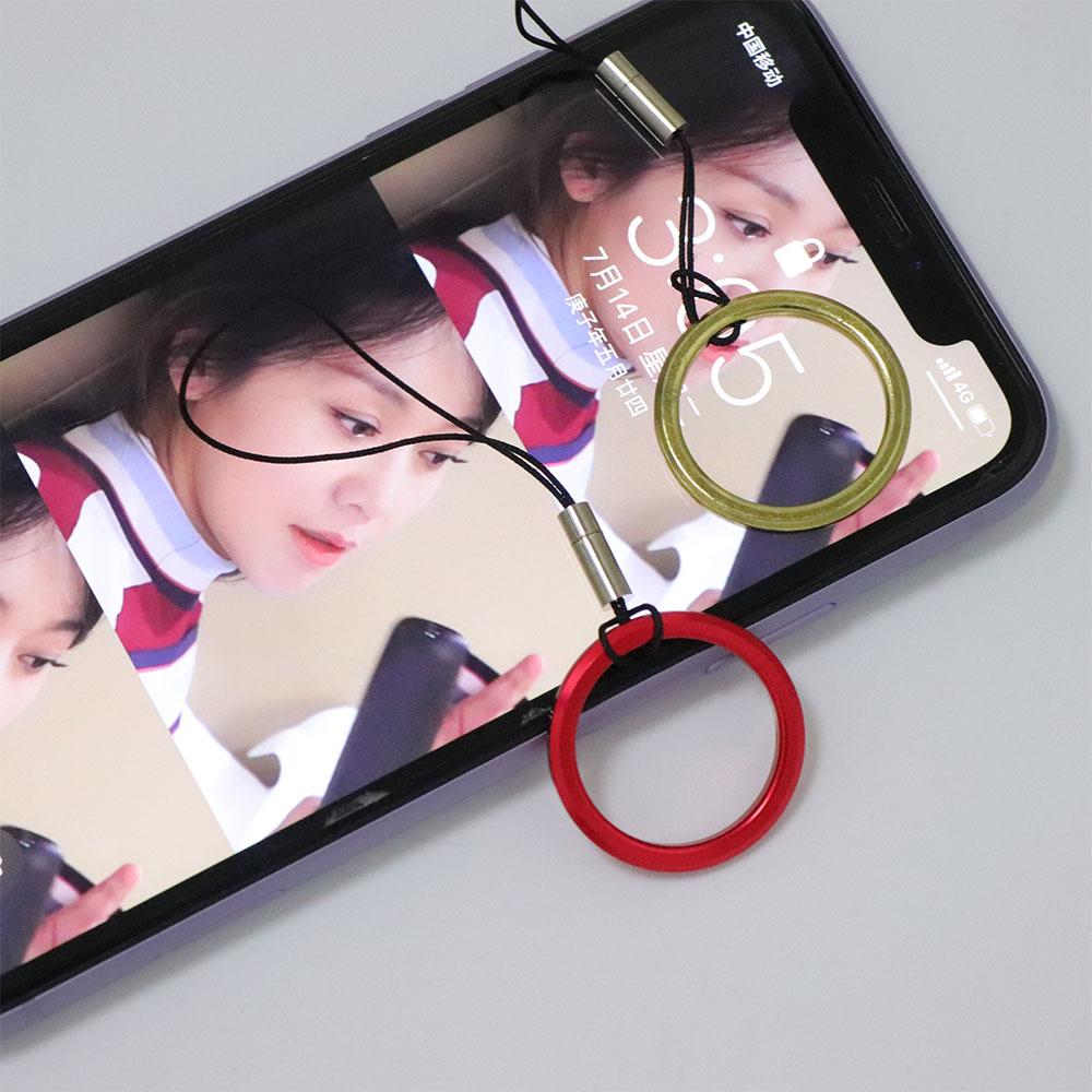 Loop Chain Mobile Phone Keychain Cords Detachable Finger Ring Buckle Lanyard Phone Strap Wrist Rope