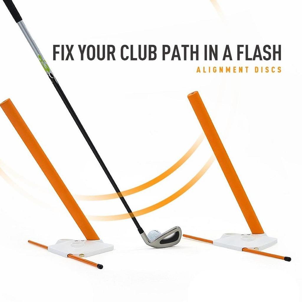 Golf Alignment Stick Holder Portable Swing Training Indoor Outdoor Backyard Golf Course Accessories for Beginner Gift Indoor