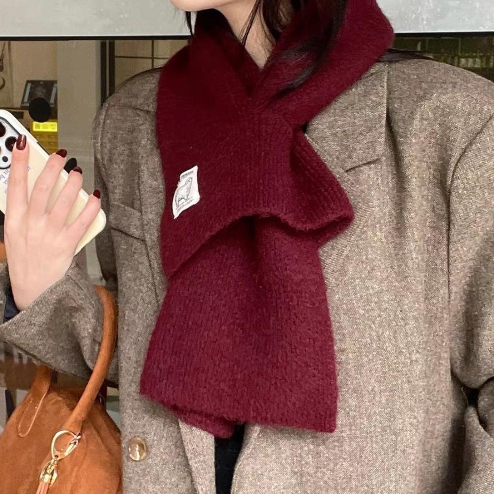 Soft Knitted Knitted Neck Warmer Warm Material Decorative Collar Wrap Autumn Winter Season
