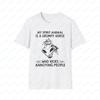 My Spirit Animal Grumpy Horse TShirt Funny Animal Tee Unique Gift for Horse Lovers Casual Wear Birthday TShirt Women Clothing