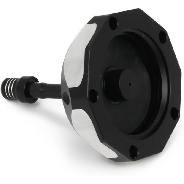 JFG RACING Motorcycle Gas Fuel Tank Cap CNC for TTR125 00-09 20-23 TTR230 05-23 Raptor 700 06-23 TTR90 Raptor 50 Raptor 80 Dirt Bike ATV Black