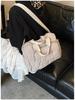 High-End Cotton Mummy Bag: Large Capacity Women's Handheld Shoulder & Crossbody Bag