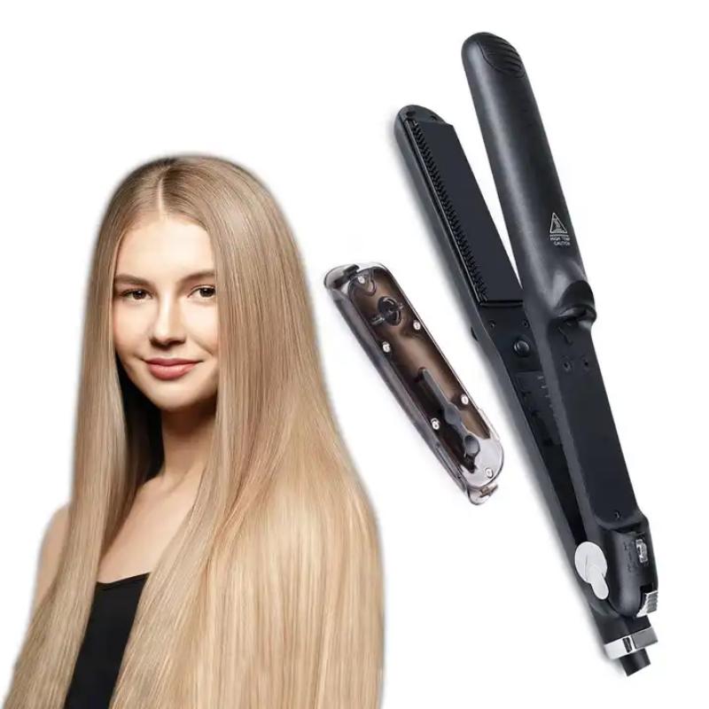Steam Hair Straightener Straightening Irons Straight Hair Brush Hair Straightener Tools Curler Electric Ceramic Titanium