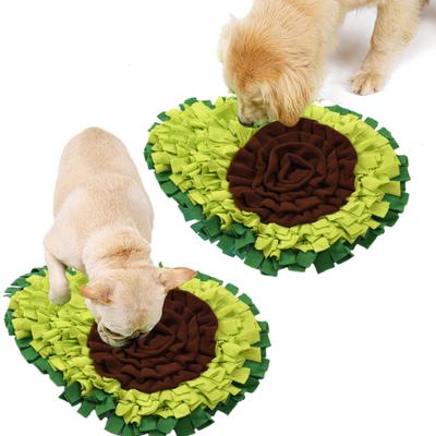 Snuffle Blanket Avocado Dog Pet Interactive Mat Feeding Mat Treat Dispenser Natural