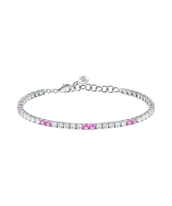 Morellato Tesori Bracelet With White And Pink Stones SAIW227 For Women