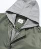 Ucla Unisex Detachable Hoodie Nylon Ma1 Jumper [Khaki] (Uc2Uj20)
