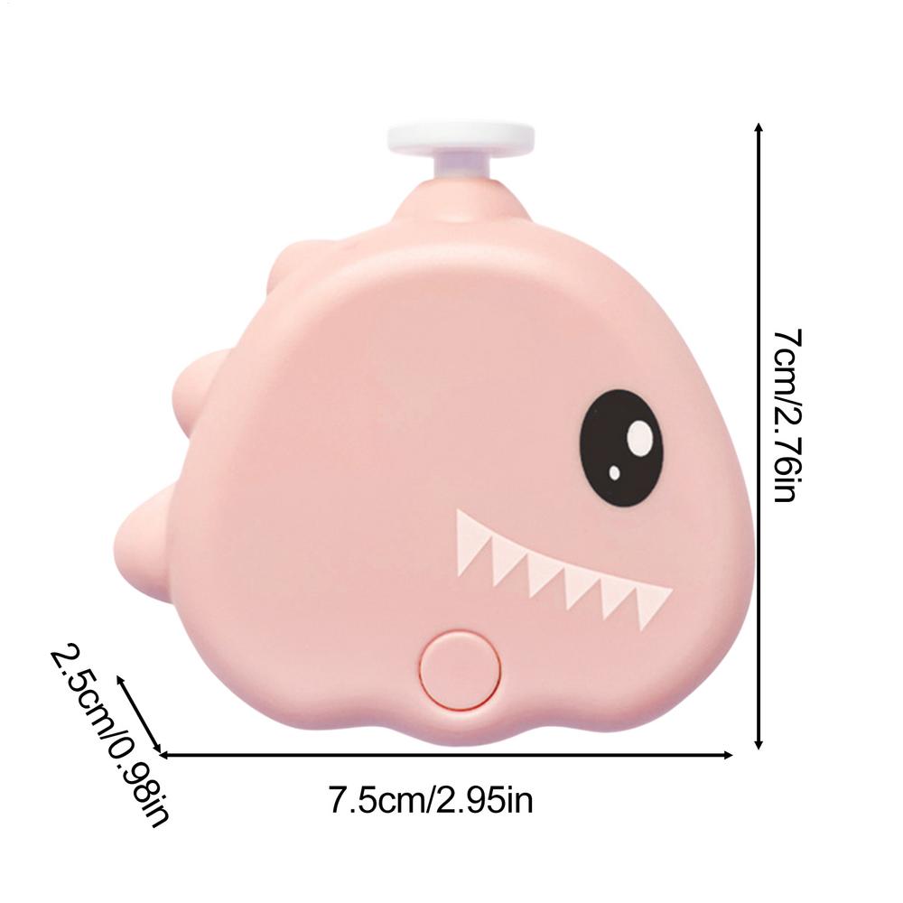 Pet Nail Grinder For Dogs Electric 3 Modes Adjustable 40db Dinosaur Shape Nail Grinder Low Noise Cordless Gentle Grooming Tool