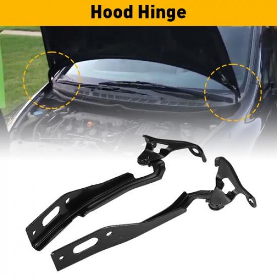 

Set of Front 2 Hood Hinge Left Steel +Right Side For 2012-2015 Honda Civic Sedan