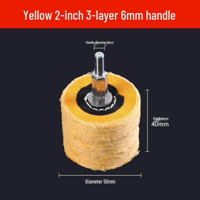 Thickened Polished Cloth Polishing Head for Metal and Acrylic, Tool Artifact