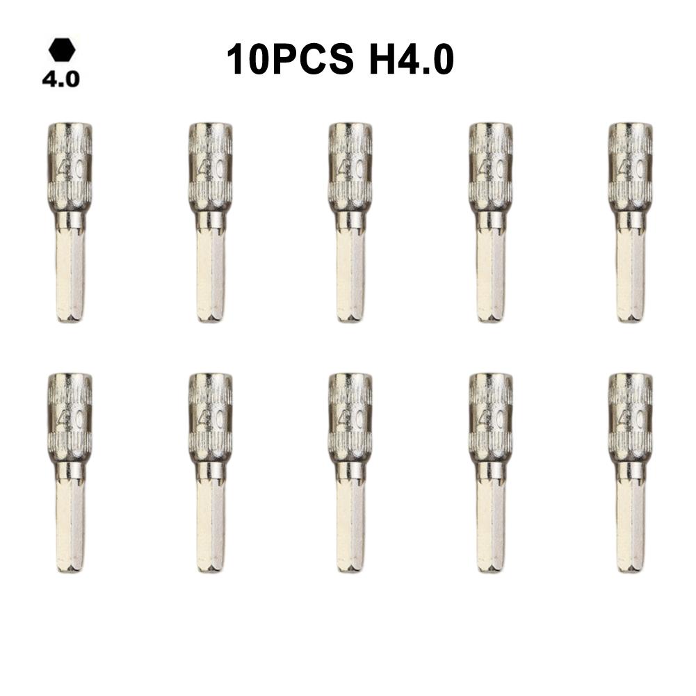Hex Shank Bit Screwdriver Bits Chrome Vanadium Steel Versatile Use 11pcs Set Enhanced Grip Design Compact Case