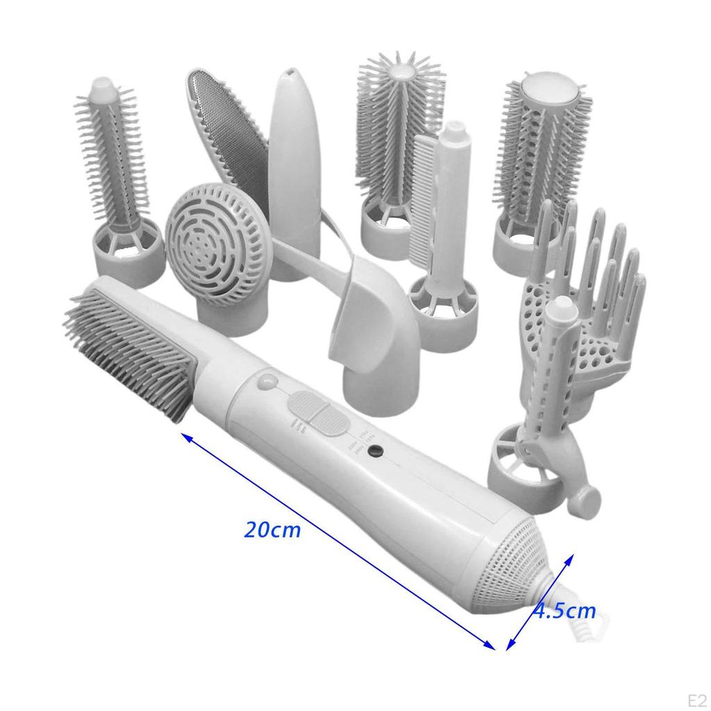 Hair Styling Tool with Interchangeable Brush Heads