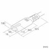 Sanwa Supply Glasses-type kontakt kompatibel strømledning (3m) KB-DM2S12A-3