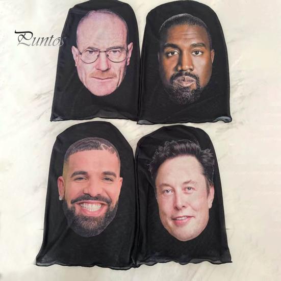 

Забавная балаклава Полная защита лица Мягкая дышащая защита от ультрафиолета Легкий головной убор для защиты лица