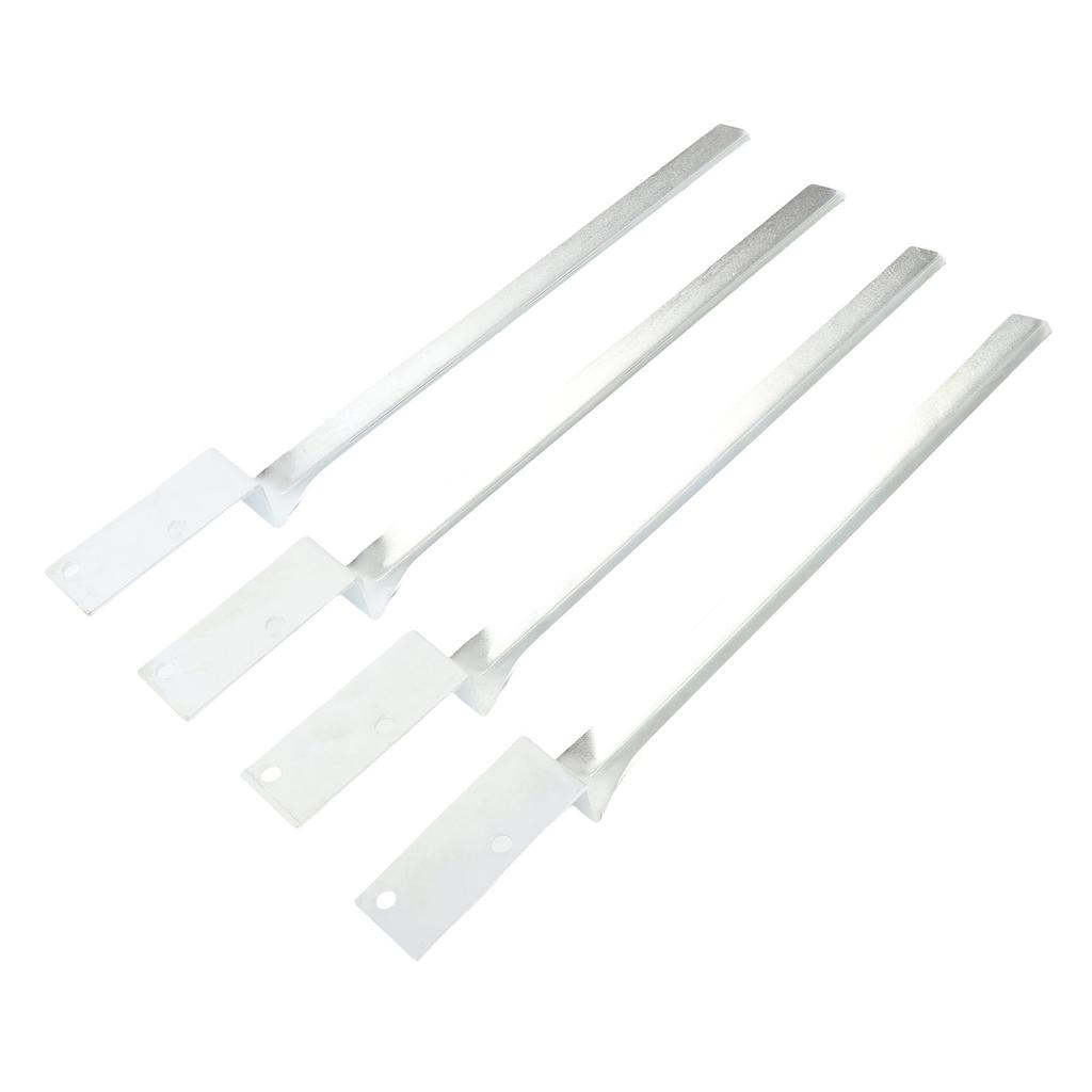 Fence Post Anchor Galvanized Steel Multifunctional Mailbox Fence Post Spike for Outdoor Swing