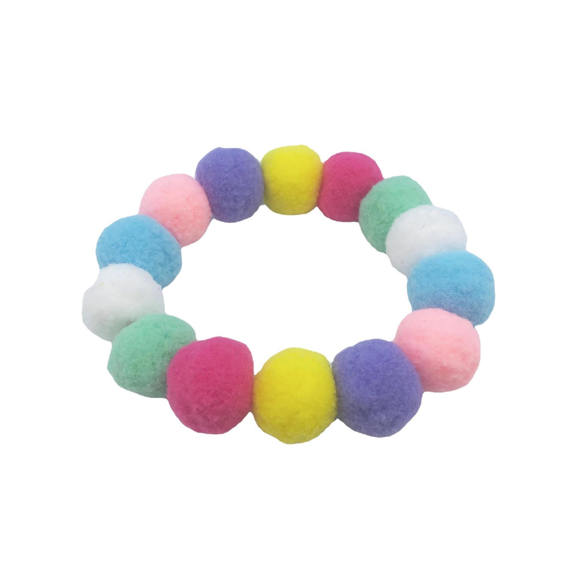

Hot Sale Cat Collar Colored Hairball Puppy Neck Ring Scarf Necklace Cute Pet Accessories S(35CM)