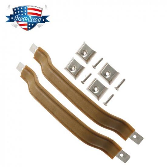2Pcs Tan Interior Door Pull Handle Strap Fits for 1987-1995 Jeep Wrangler YJ