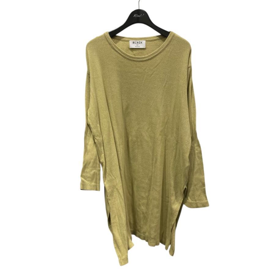 BLACK by moussy Rib cut and sew 0700CA080-0270 Green Size: FREE
