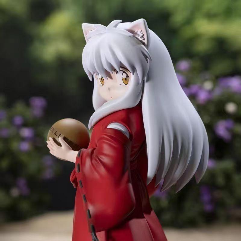 Inuyasha Character Figurine Pvc Solid Doll Desktop Collectible Ornament Anime Fan Birthday Gift Student Holiday Souvenir