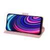 For Realme C21Y/C25Y Case Rose Flower PU Leather Wallet Phone Cover with 3 Card Slots