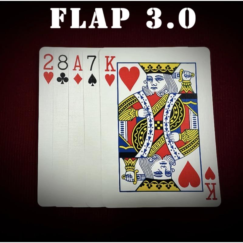 

New Arrivals Flap 3.0 – Four-Time Visual Card Change Poker Deck Magic Tricks Illusions Gimmicks Magic Props Magician Funny Games синій