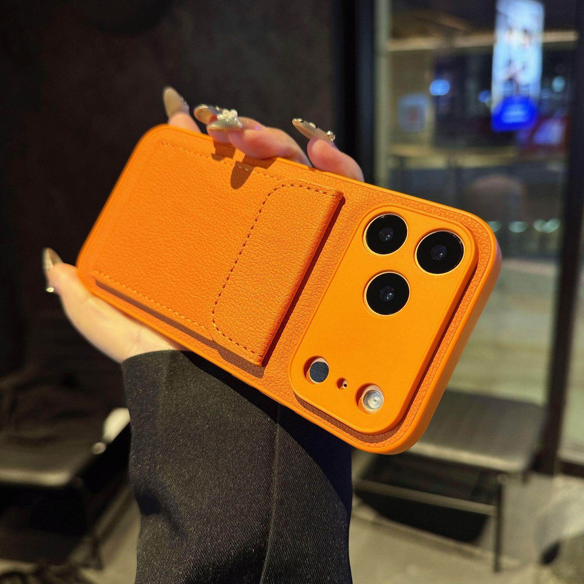 

Тримач для карток Може використовуватися як тримач для чохла мобільного телефону iPhone 17 для iPhone 15pm Простий всеохоплюючий захисний чохол 13/14 Apple 17PROMAX