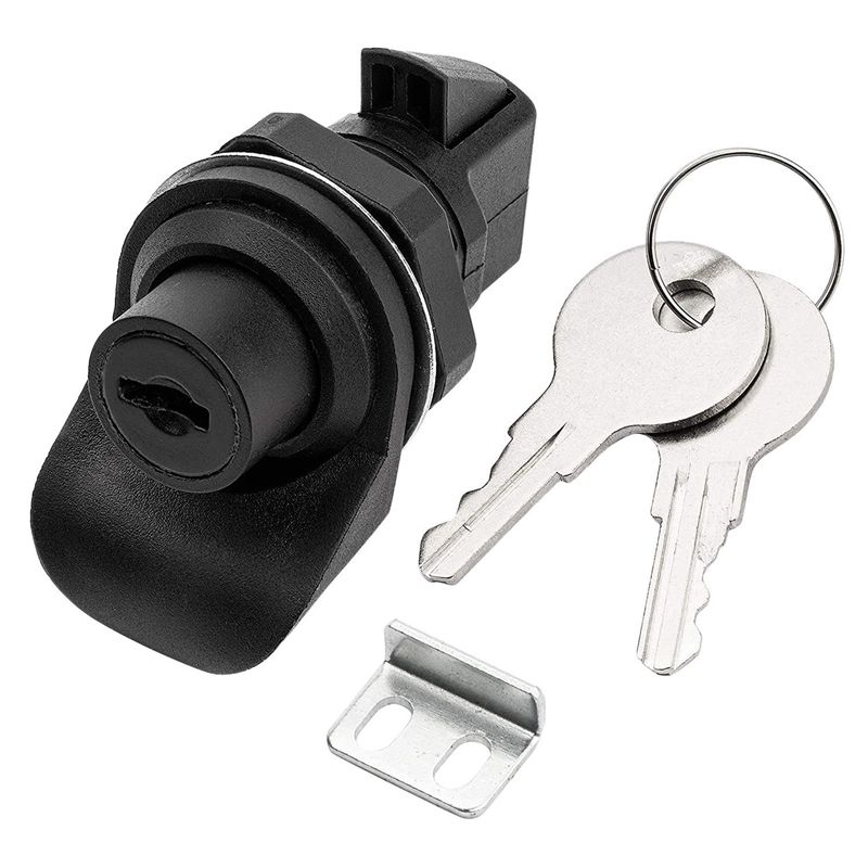 3 Set Locking Push Button Latch For Marine Boat Radio Box, Tool Box, Electronic Box, Motorcycle Glove Box Lock.-N29R